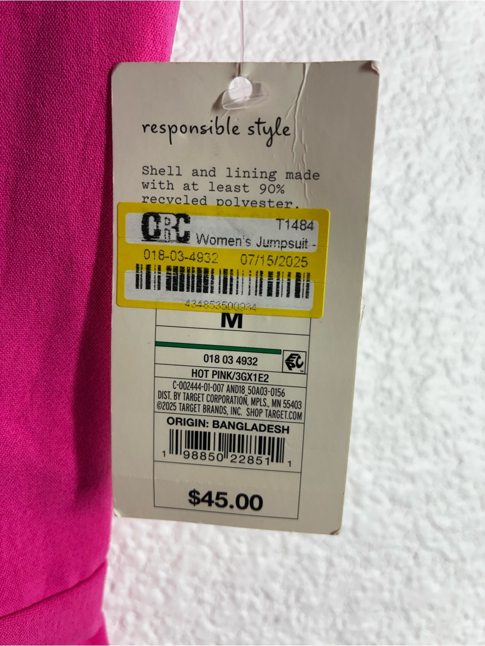 A New Day - Women Jumpsuit hot pink size M - Picture 5 of 5